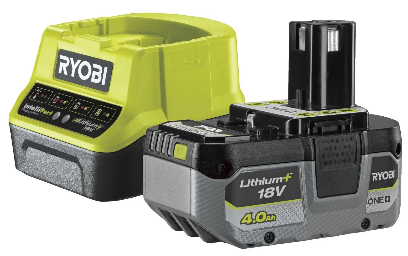 Set acumulator + incarcator Ryobi One+ RC18120-140X 4Ah 18V