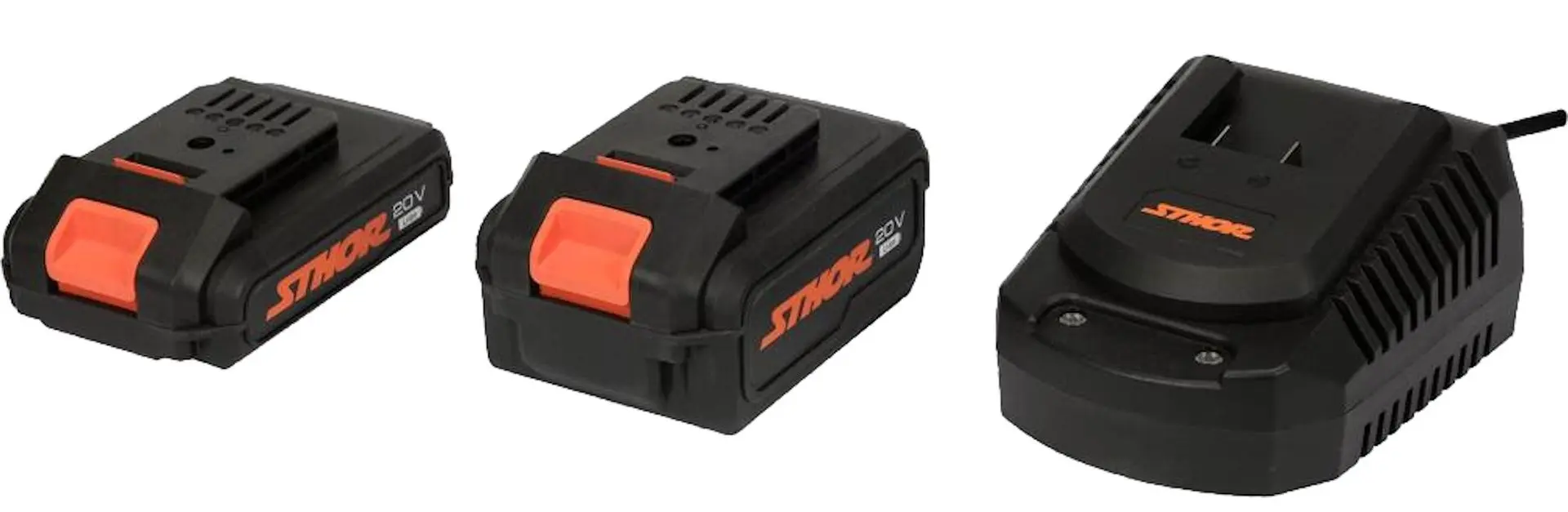 Set acumulator + incarcator Sthor 78262 4Ah+2Ah 20V