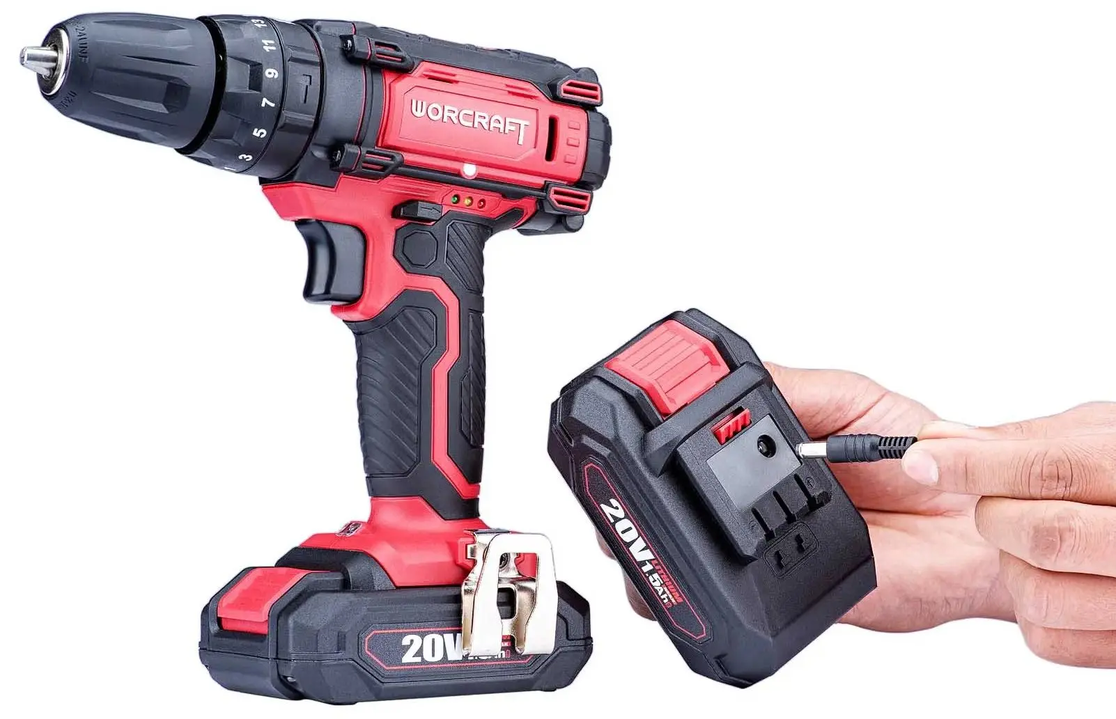 Аккумулятор Worcraft CD-20LiP 20V 1.5Ah