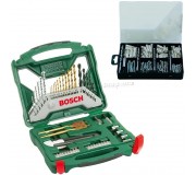 Set biți și burghie + set elemente de fixare Bosch X-Line 50 Titanium