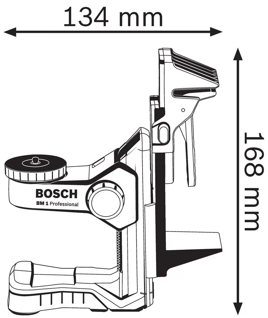Suport universal pentru nivele cu laser Bosch Professional BM 1