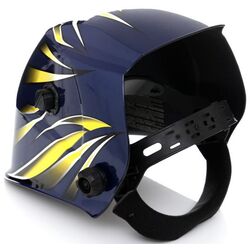 Masca de sudura Kraft&Dele Professional KD1893 (Yellow/Blue) Thumb