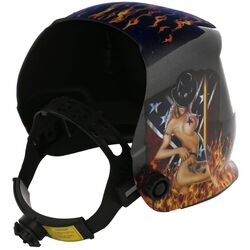 Masca de sudura Kraft&Dele Professional KD881 (Black/Orange) Thumb