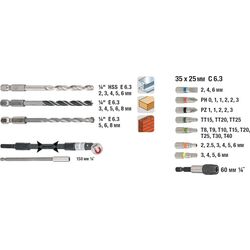 Set de biți și burghie KWB 49106300 Thumb