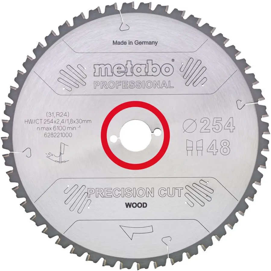 Disc circular Metabo Professional Precision Cut Wood 628221000