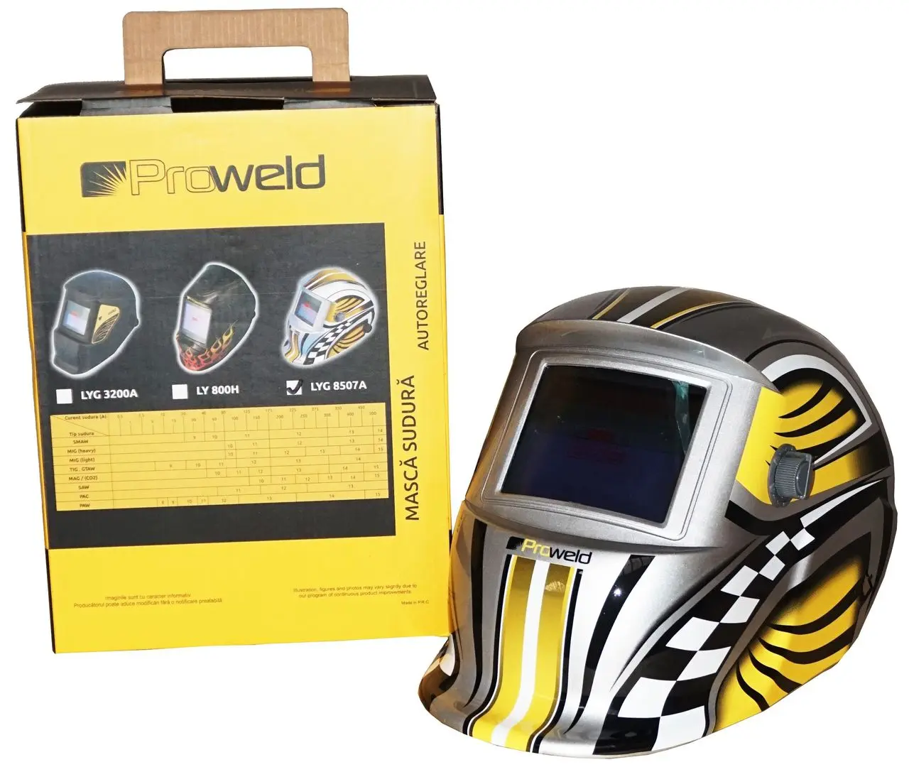Автоматическая сварочная маска ProWELD LYG-8507A - 3
