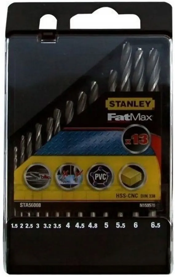 Set burghie pentru metal Stanley Fatmax STA56008