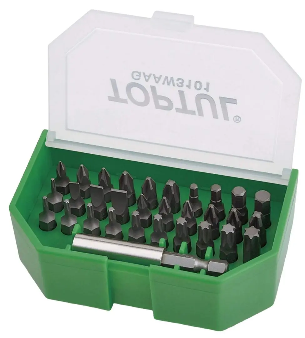 Набор бит + магнитный держатель Toptul GAAW3101