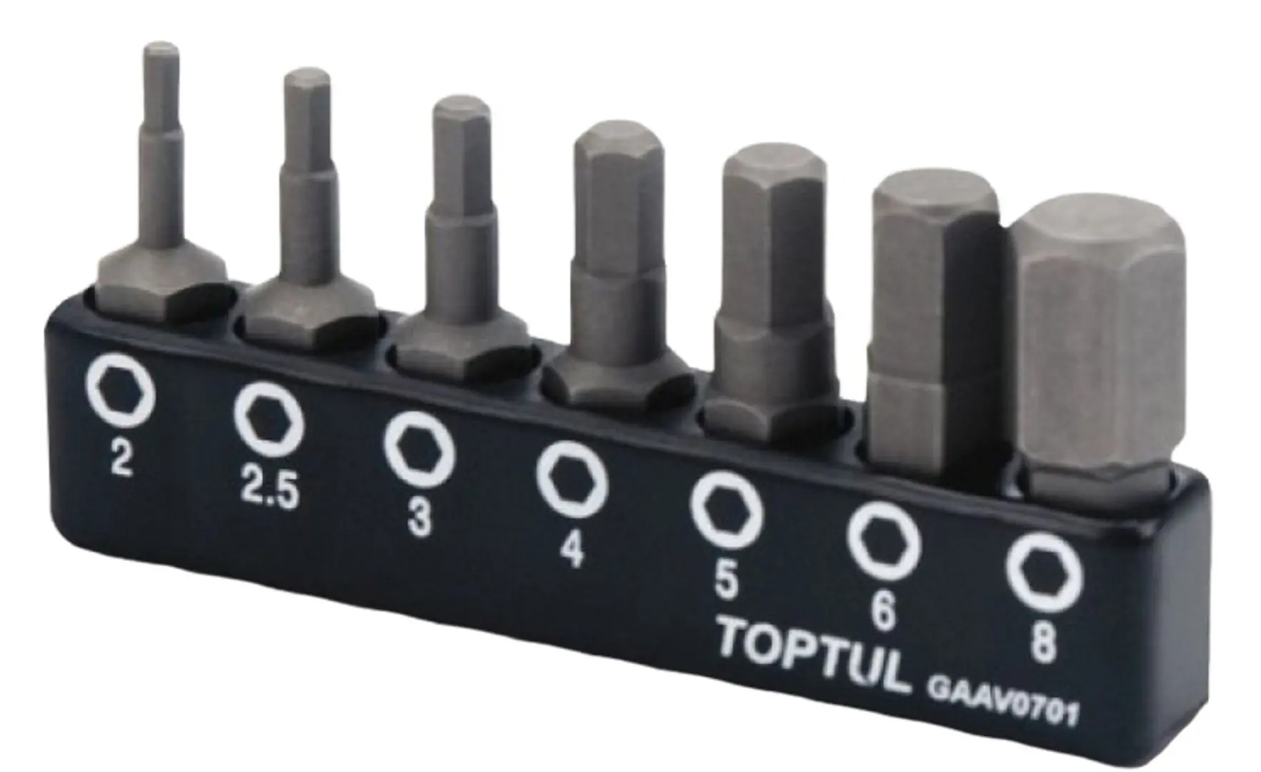 Набор бит Toptul GAAV0701