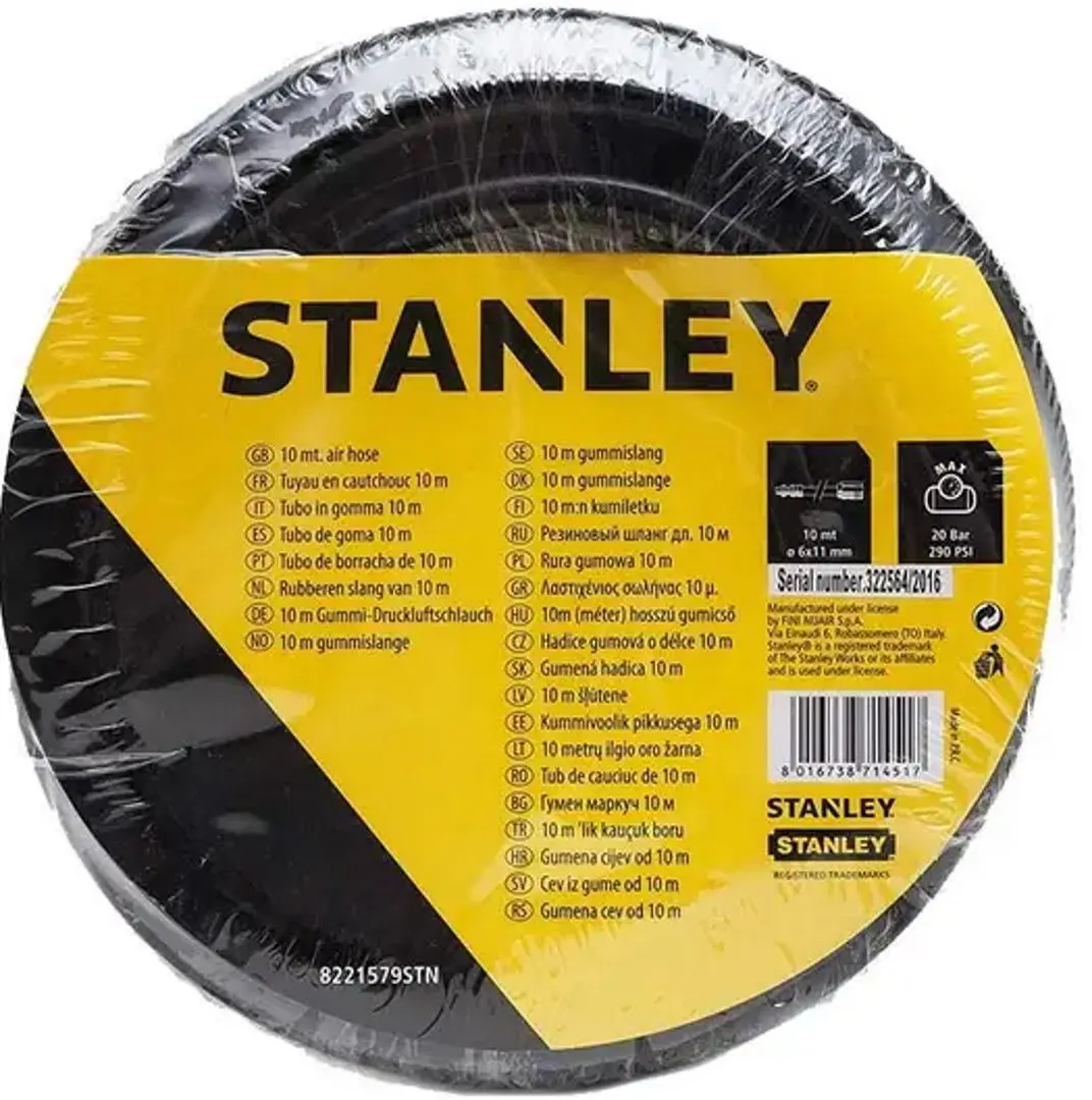 Furtun pneumatic Stanley 8221579STN (Black)