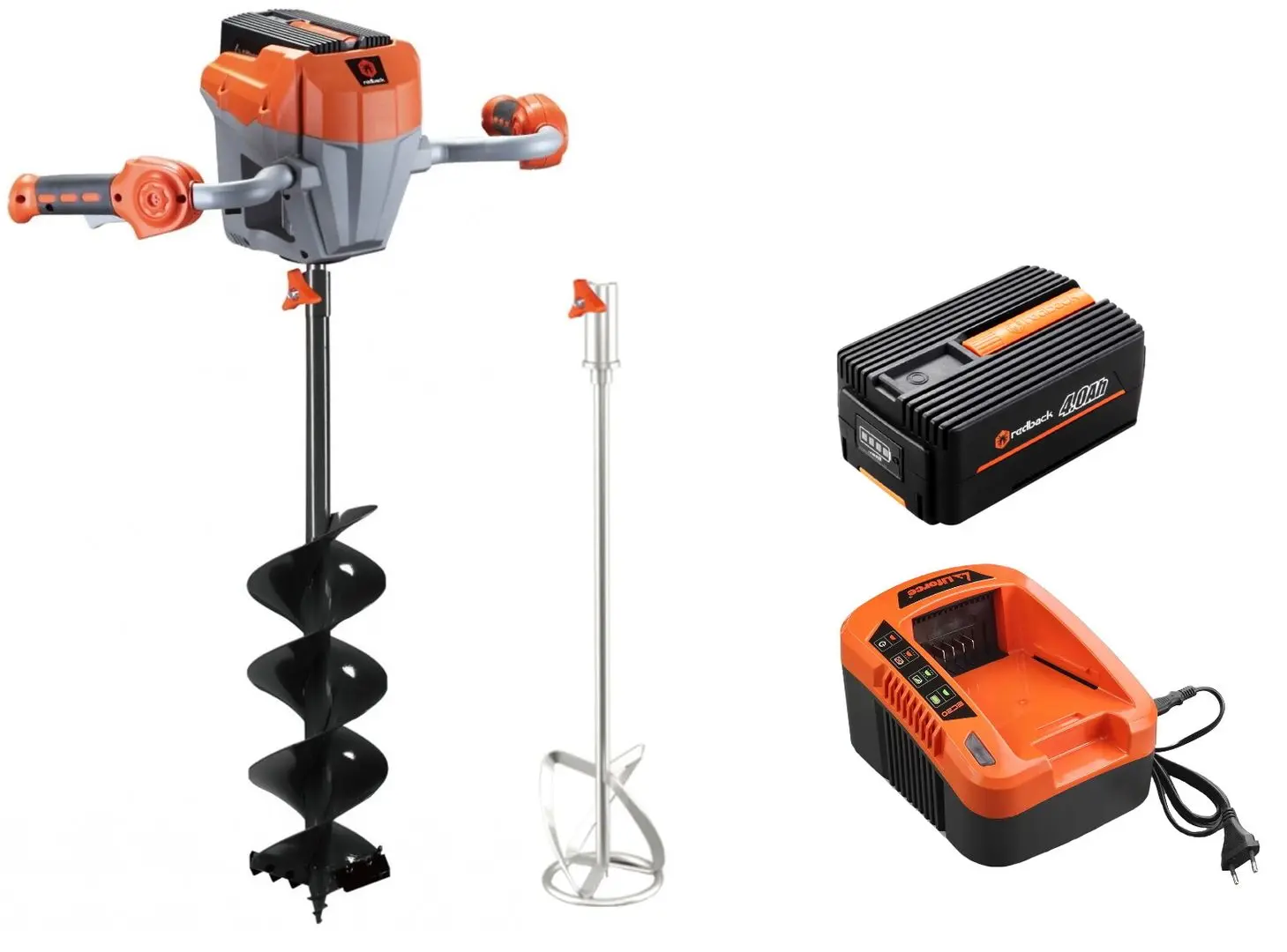 Аккумуляторный бур Redback E808T + E805C + E806C + EP40 + EC20