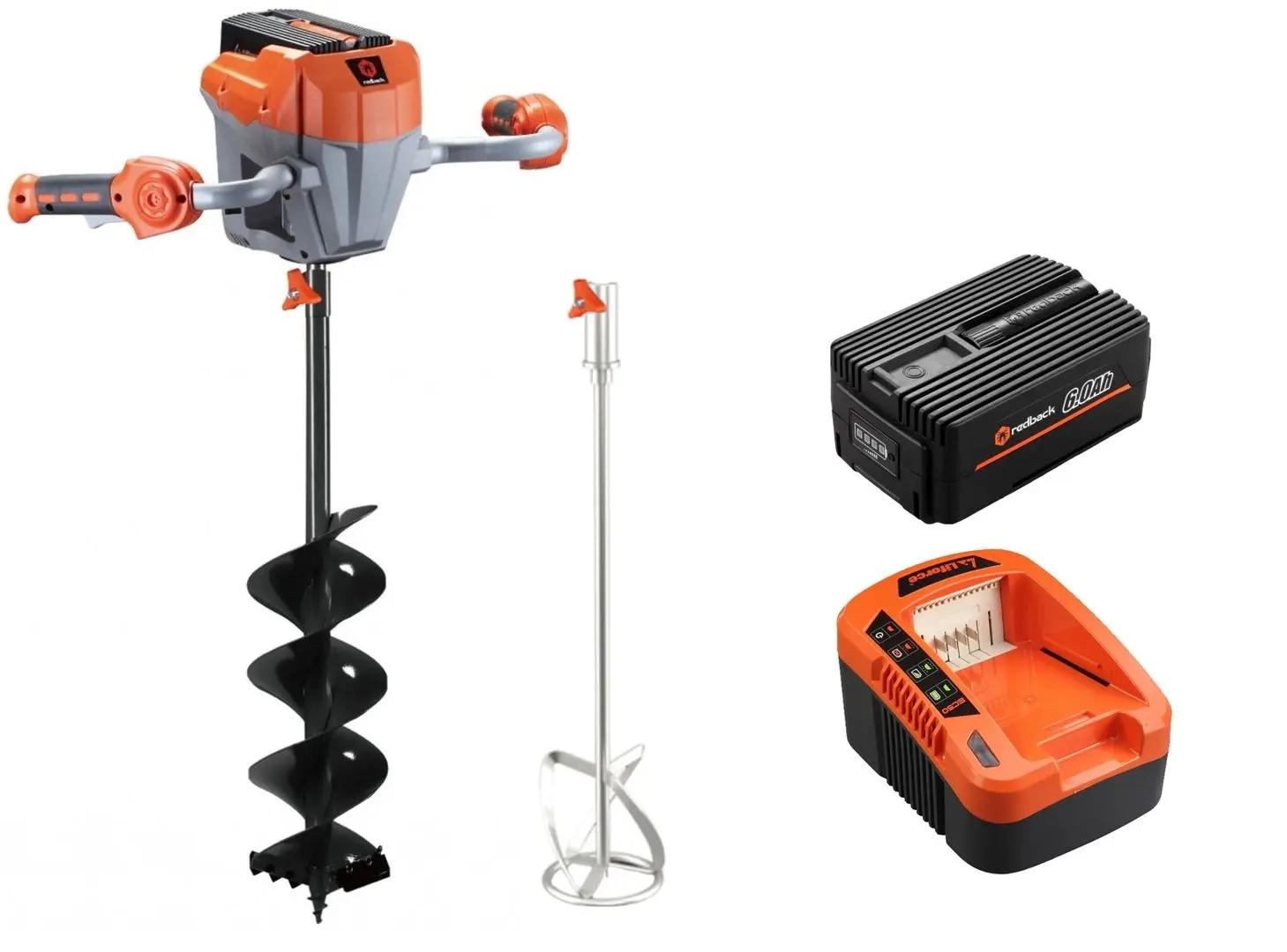 Аккумуляторный бур Redback E808T + E805C + E806C + EP60 + EC50