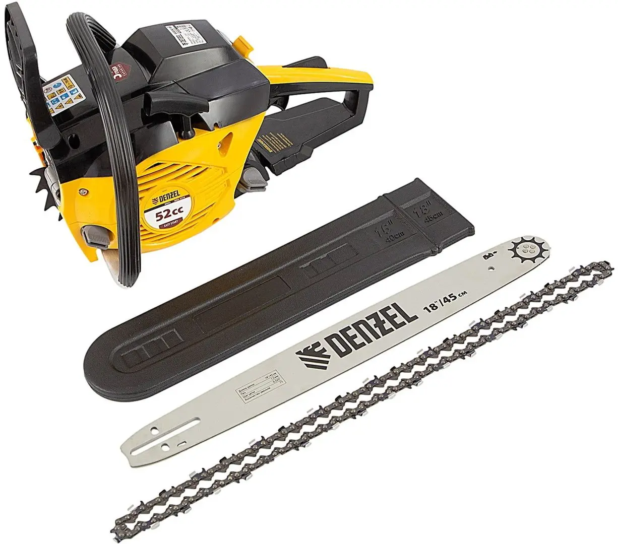 Бензиновая цепная пила Denzel DGS-5218