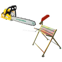 Motoferestrau Progarden MF3545P + capra taiat lemne