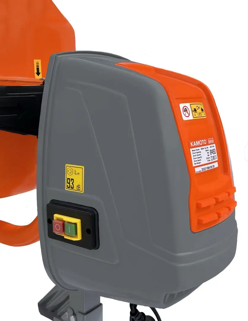 Betoniera Kamoto BM180 (Orange/Grey) - 9