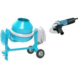 Set betoniera + polizor unghiular Omaer C 360 T + 9558HNR