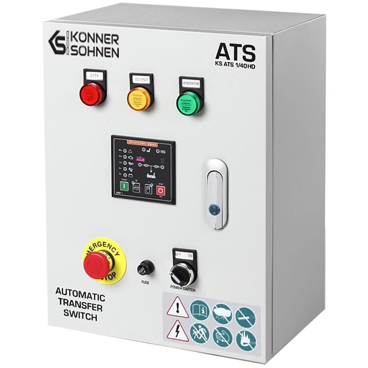 Блок автоматического управления генератором Konner & Sohnen Heavy Duty KS ATS 1/40HD