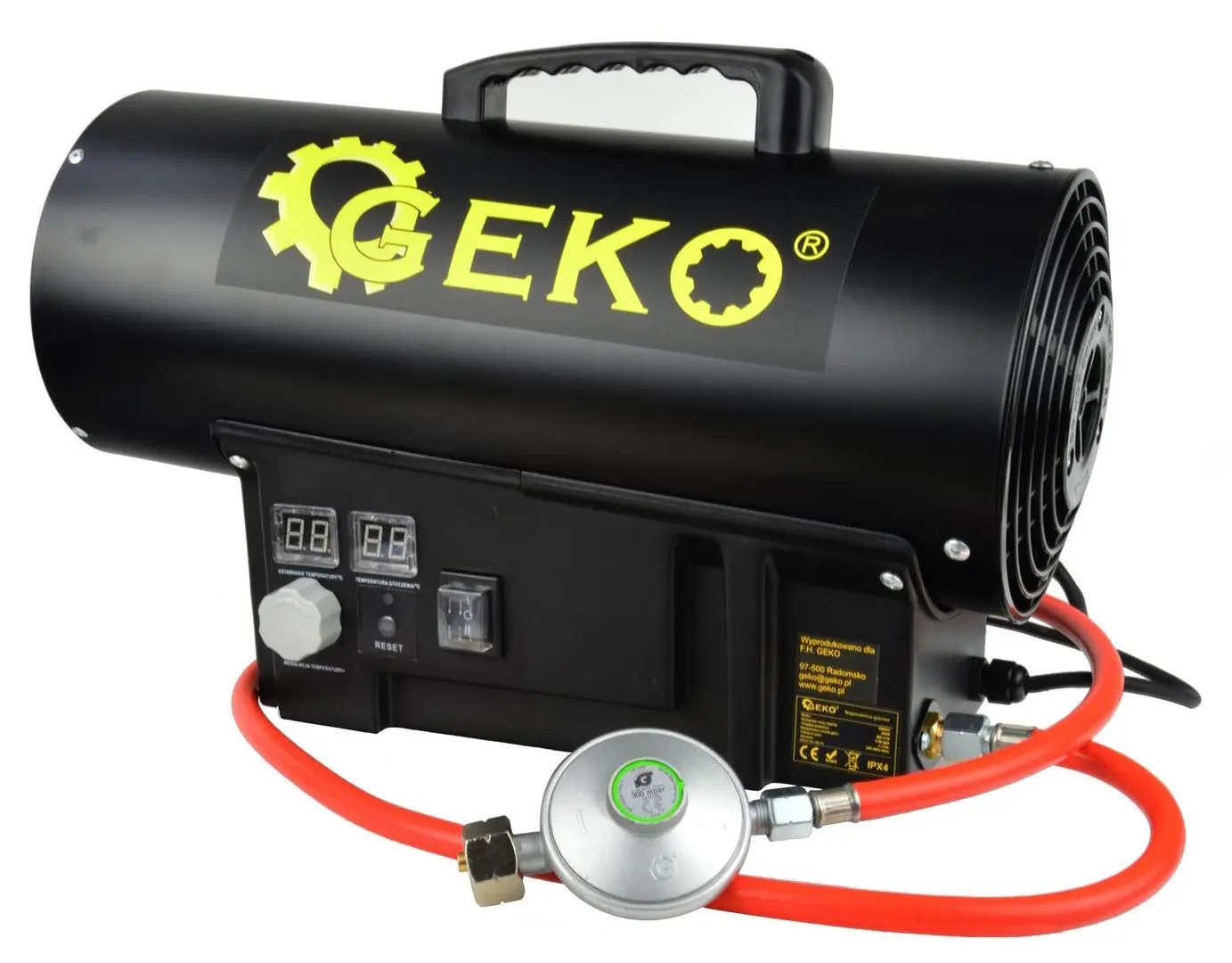 Газовая тепловая пушка Geko G80411 (Black) - 2