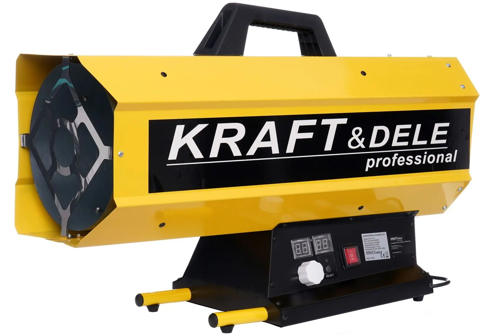 Aeroterma pe gaz Kraft&Dele Professional KD11733 (Yellow)
