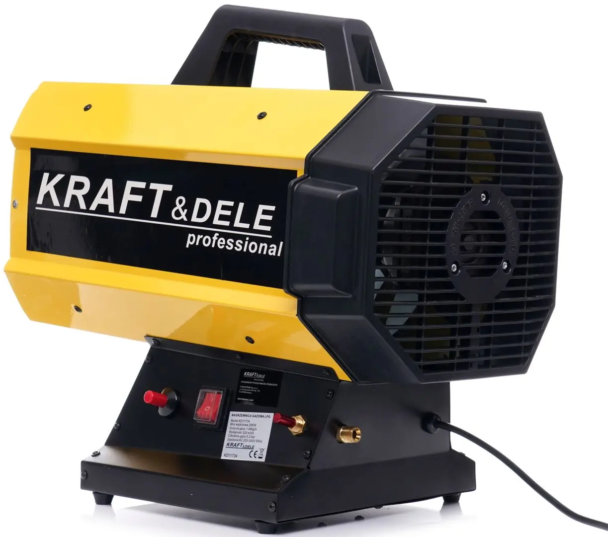 Газовая тепловая пушка Kraft&Dele Professional KD11734 (Yellow)