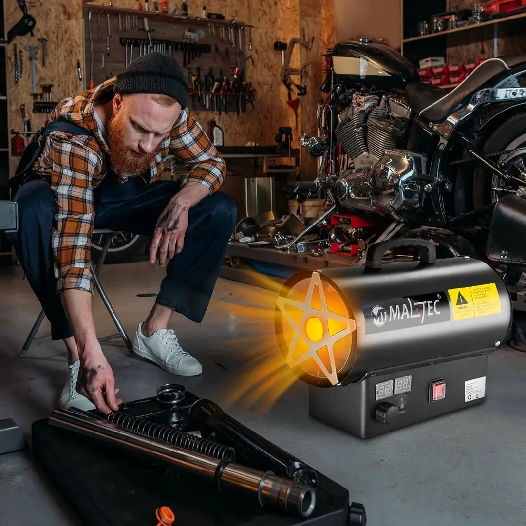 Газовая тепловая пушка Maltec GAS-2500Mt (Black) - 12