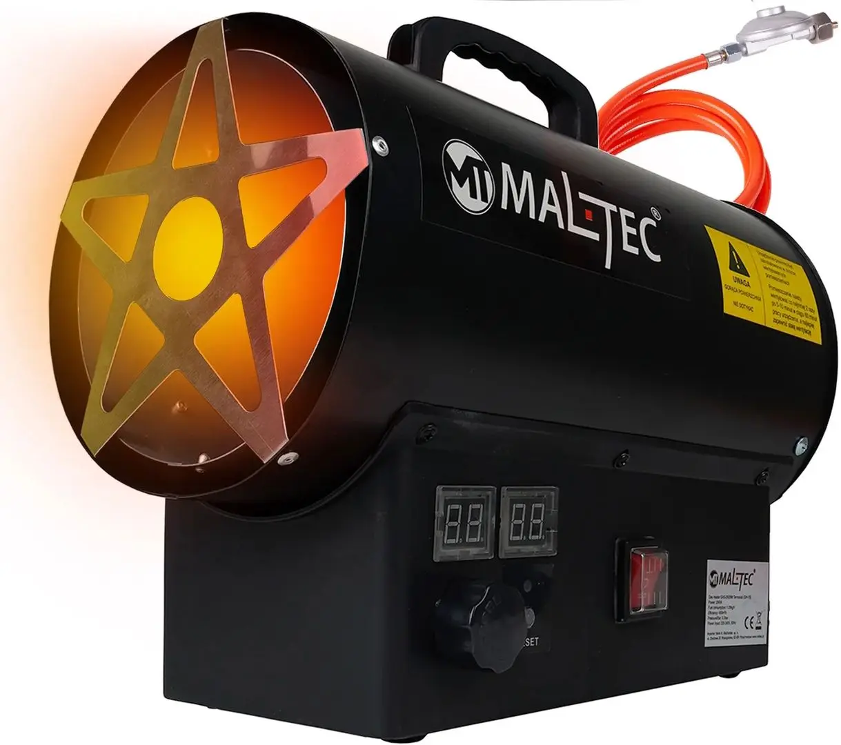 Газовая тепловая пушка Maltec GAS-2500Mt (Black) - 3