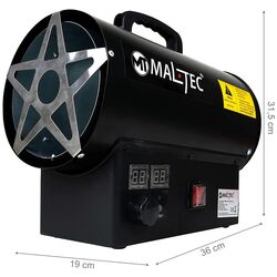 Газовая тепловая пушка Maltec GAS-2500Mt (Black) Thumb