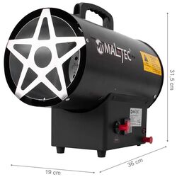 Aeroterma pe gaz Maltec GAS-2500Wt (Black) Thumb