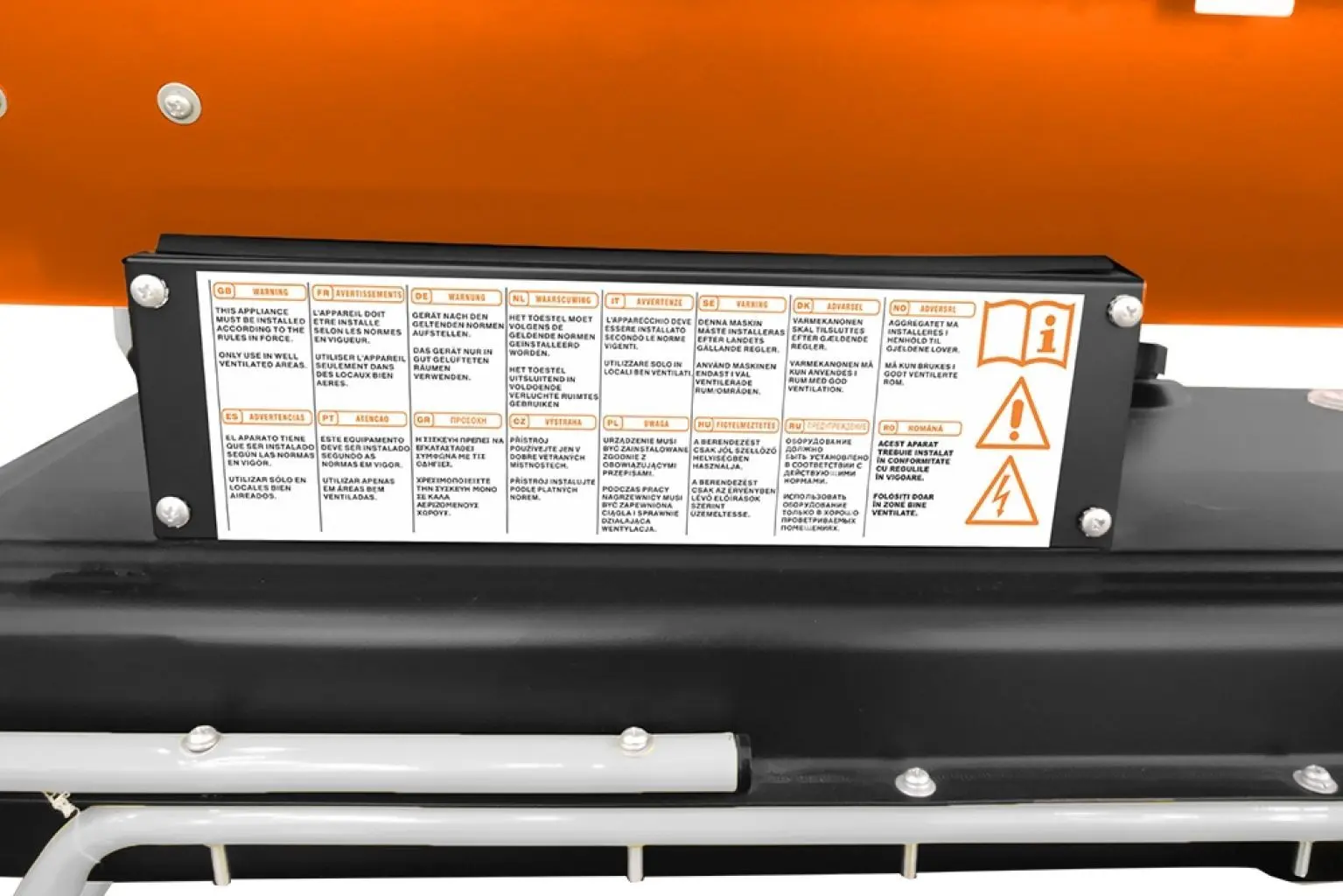 Tun de caldura Ruris Vulcano 8000 (Black/Orange) - 2