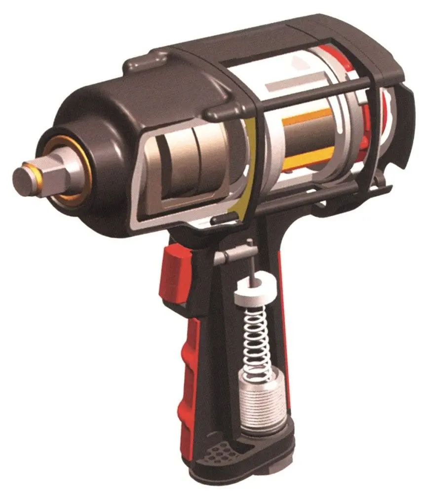 Гайковерт пневматический Yato YT-0953 (5906083909535)