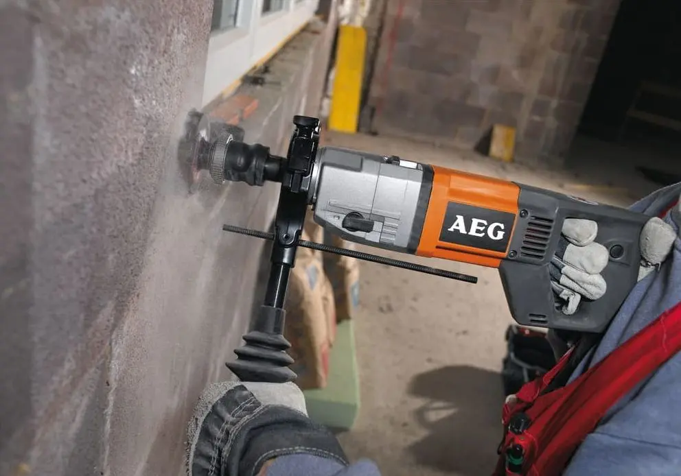 Дрель для алмазного сверления AEG DB 1500-2 XE (Orange/Black) - 4