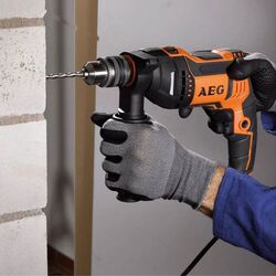 Masina de gaurit cu percutie AEG SBE 630 RV (Orange/Black) Thumb