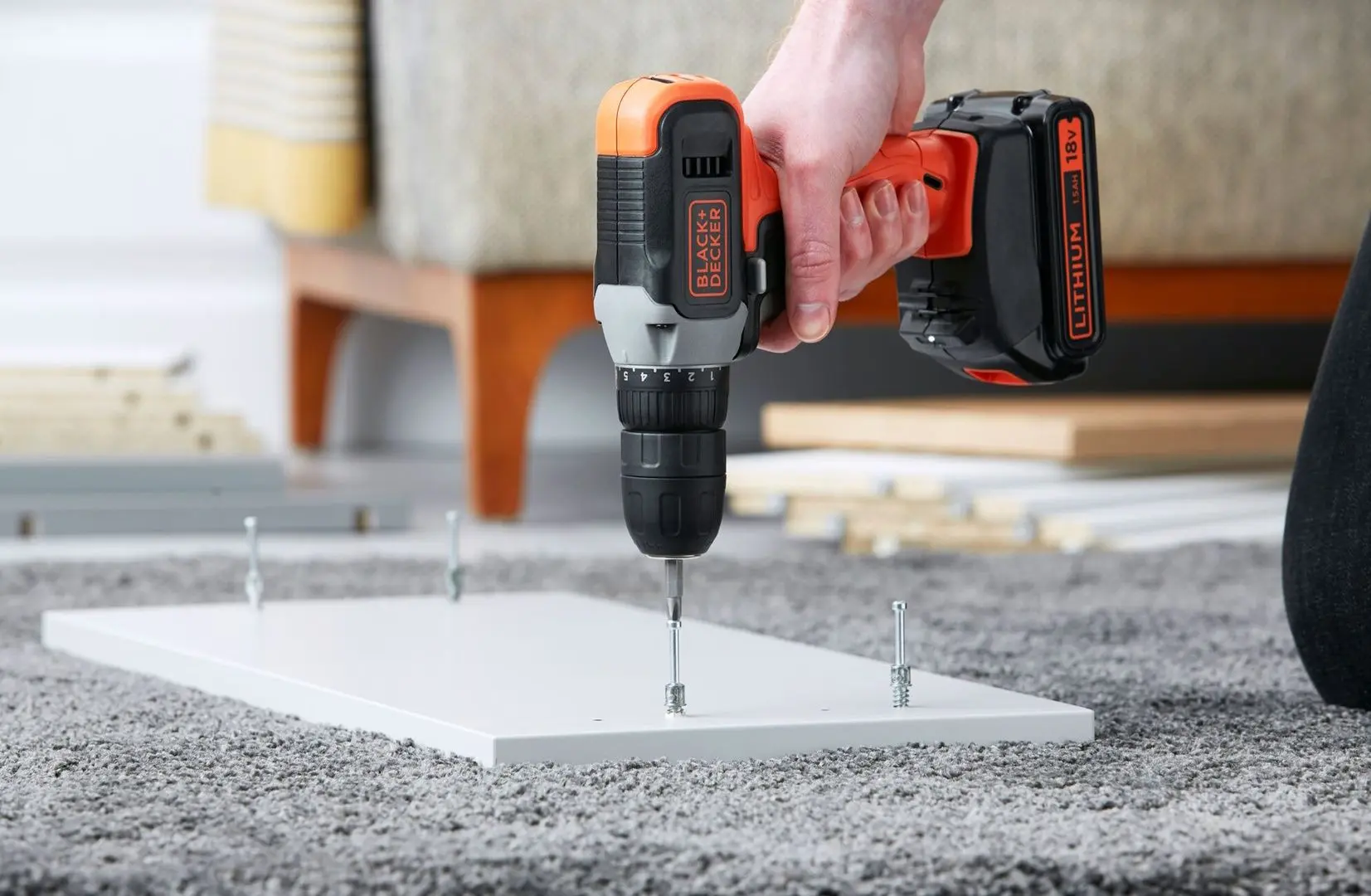 Masina de insurubat cu acumulator Black&Decker BCD001C1-QW