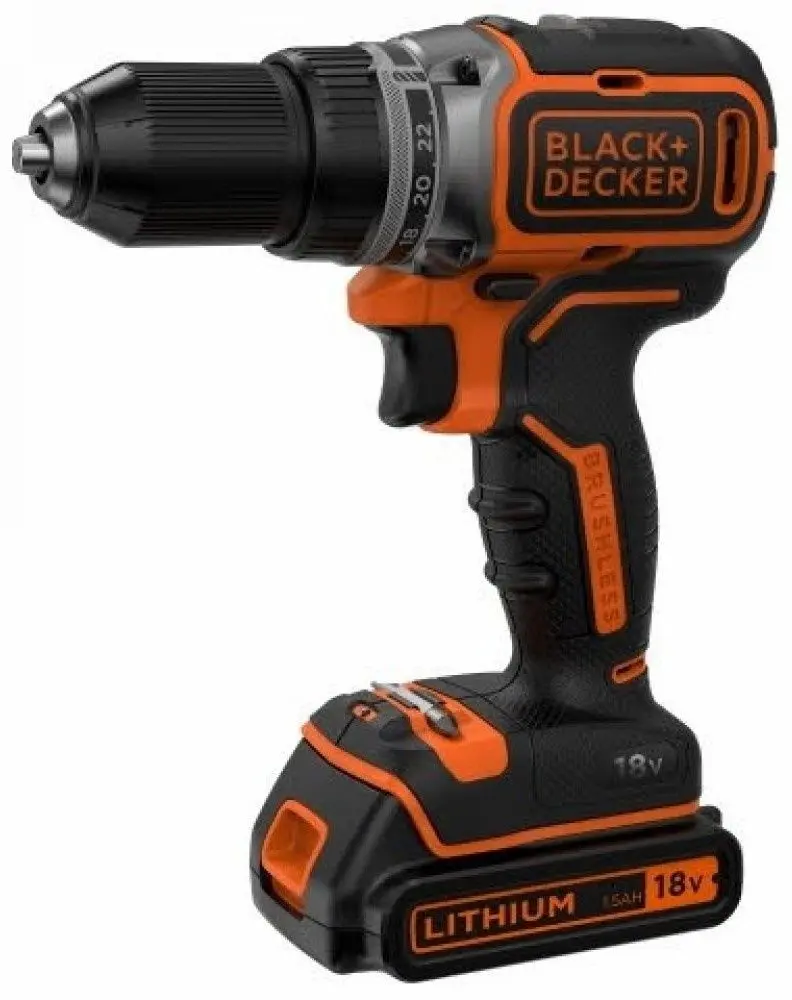 Masina de gaurit si insurubat cu acumulator Black&Decker BL186KB (Orange/Black)