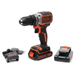 Дрель-шуруповерт аккумуляторная Black&Decker BL186KB (Orange/Black)