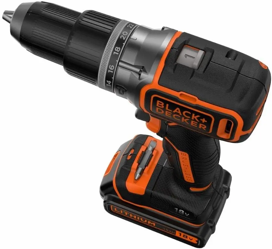 Masina de gaurit si insurubat cu acumulator Black&Decker BL186KB (Orange/Black)