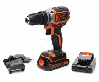 Masina de gaurit si insurubat cu acumulator Black&Decker BL186KB (Orange/Black)