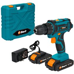 Аккумуляторная дрель-шуруповёрт Bort BAB-21x2Li-FDK Set
