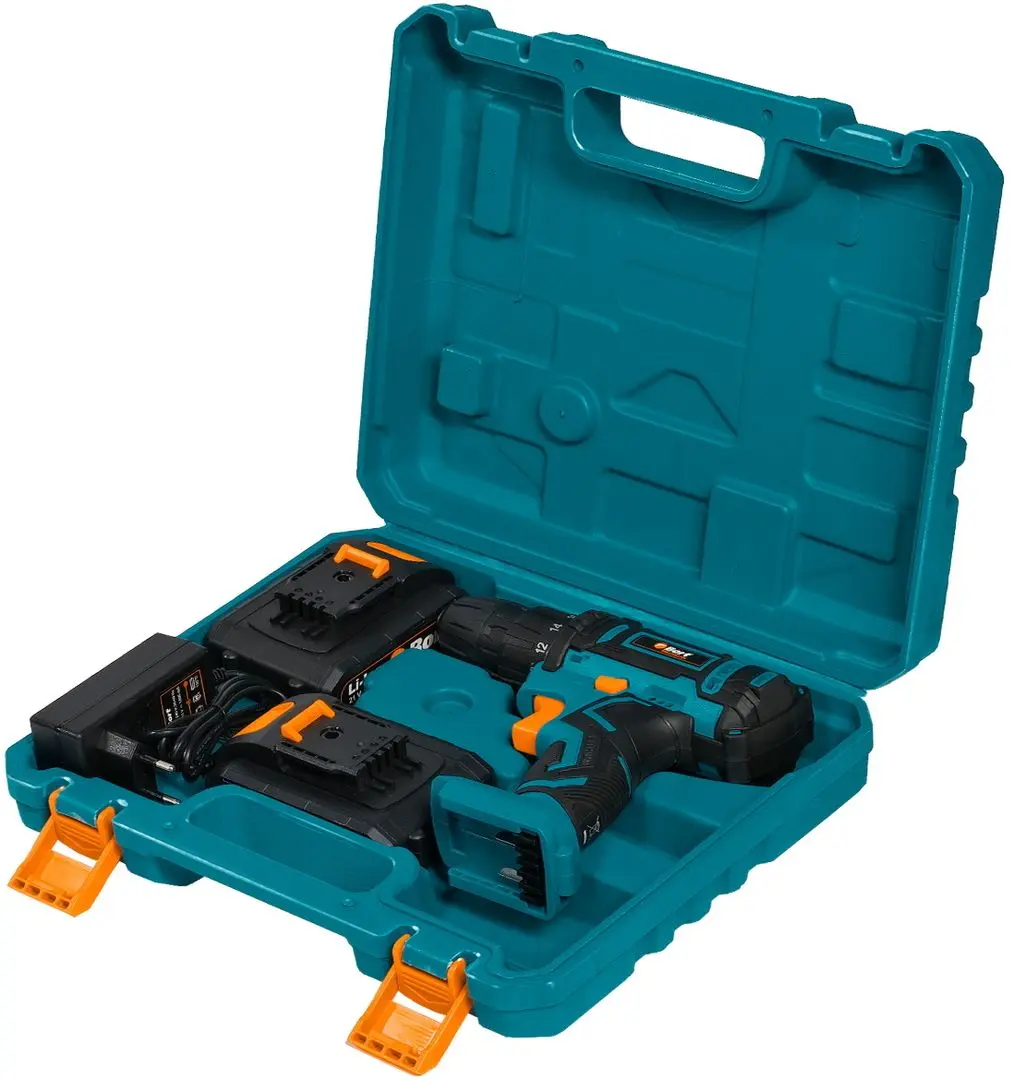 Аккумуляторная дрель-шуруповёрт Bort BAB-21x2Li-FDK Set - 9