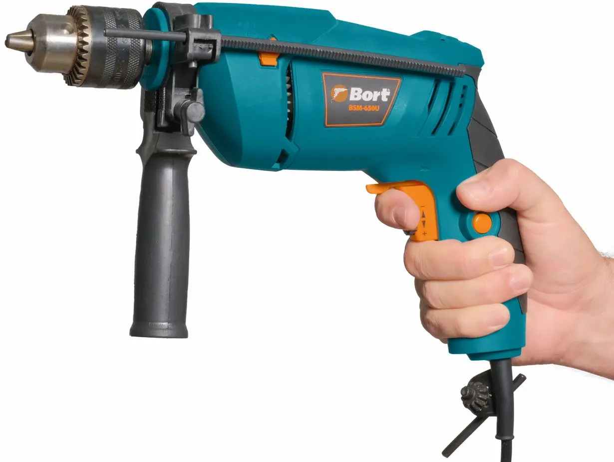 Дрель ударная Bort BSM650U - 2