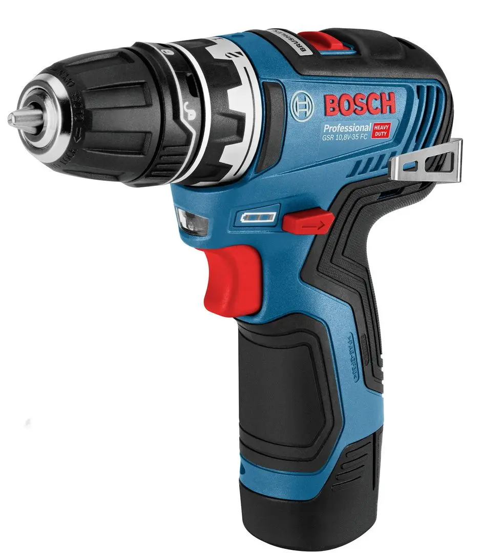Аккумуляторная дрель-шуруповерт Bosch Professional GSR 12V-35 FC + GBA 12V 3.0Ahx2 + GFA 12-B + GAL 12V-40 + L-BOXX 102 - 2
