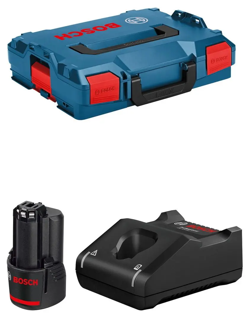 Аккумуляторная дрель-шуруповерт Bosch Professional GSR 12V-35 FC + GBA 12V 3.0Ahx2 + GFA 12-B + GAL 12V-40 + L-BOXX 102 - 3