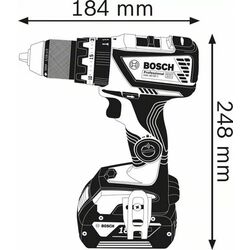 Аккумуляторная ударная дрель-шуруповерт Bosch Professional GSB 18V-60 C + GBA 18V 5.0Ah 2x + GAL 1880 CV + L-Boxx 136 Thumb