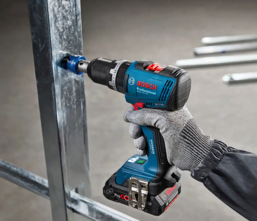 Аккумуляторная ударная дрель-шуруповерт Bosch Professional GSB 18V-65 (06019N3307)