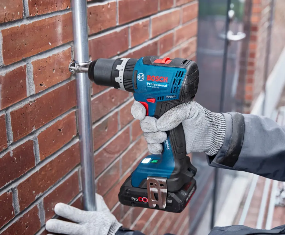 Аккумуляторная ударная дрель-шуруповерт Bosch Professional GSB 18V-65 (06019N3307)