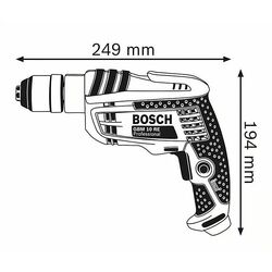 Дрель безударная Bosch Professional GBM 10 RE Thumb