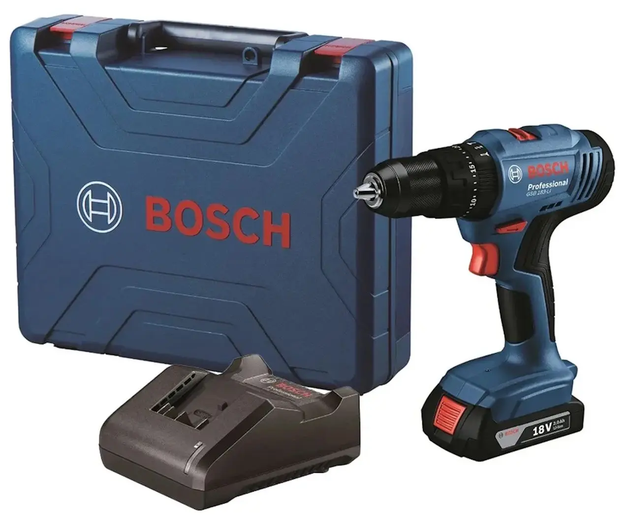 Дрель-шуруповерт аккумуляторная Bosch GSB 183-LI 06019K9101
