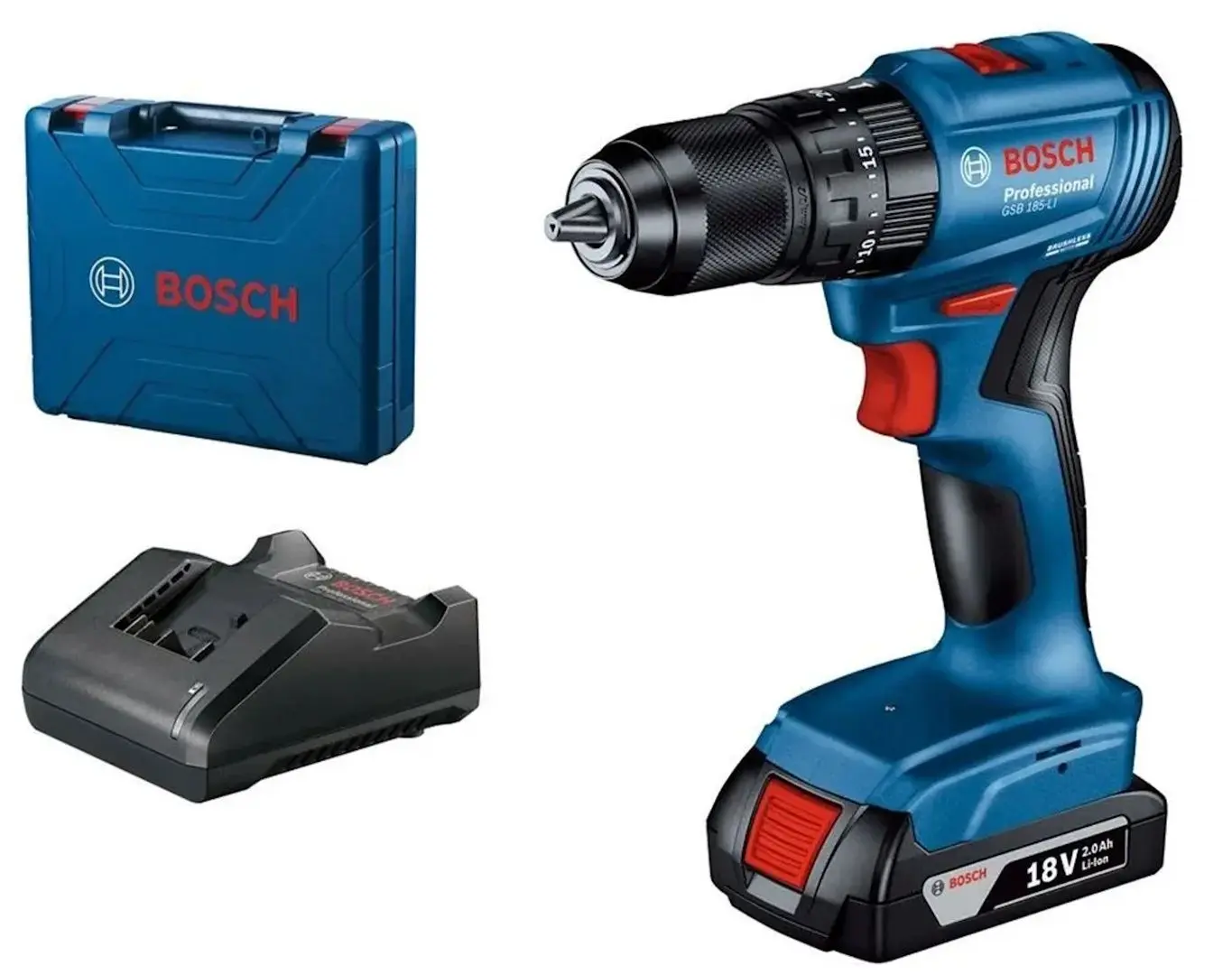 Masina de gaurit si insurubat cu acumulator Bosch Professional GSB 185-LI 18V 06019K3101