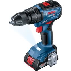 Дрель-шуруповерт аккумуляторная Bosch Professional GSB 18V-50 + Akku GBA 18V 2Ahx2 + GAL 18V-20 + L-Case Thumb