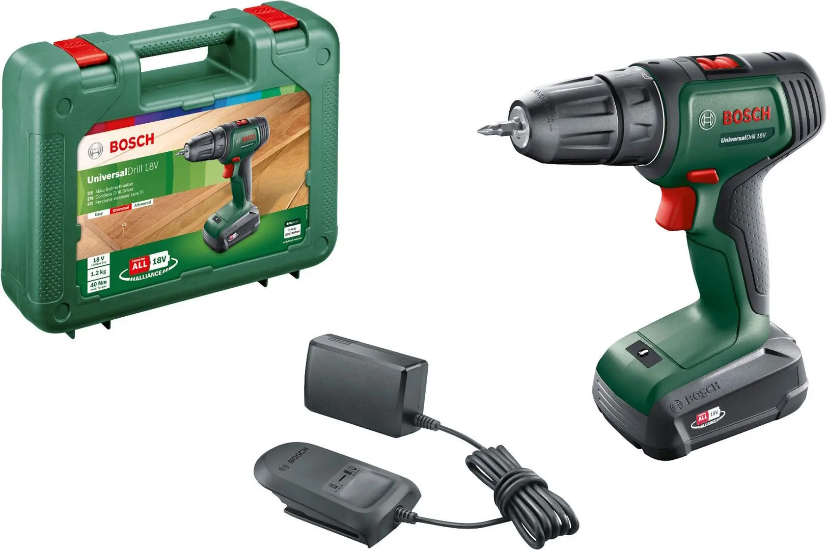 Masina de gaurit si insurubat cu acumulator Bosch UniversalDrill 18V (06039D4001)